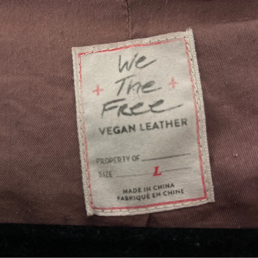 Free People hooded vegan leather jacket - Picture 5 of 8